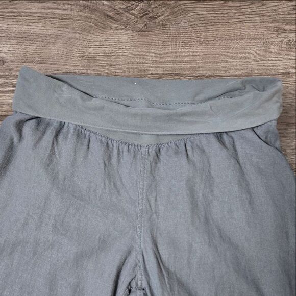 Old Navy Gray Y2K Wide-Leg Foldover Lounge Pants - Picture 3 of 6